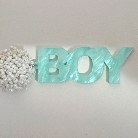 Gender reveal earrings - Picture 3 of 5